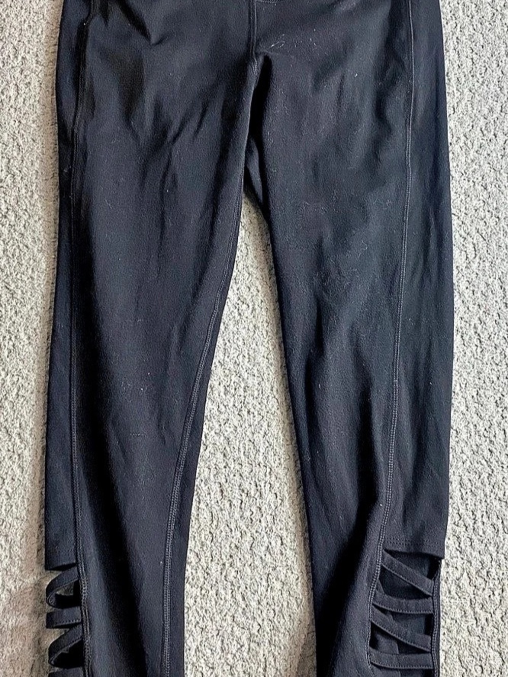 Yogalicious Black Cutout Leggings Size XS